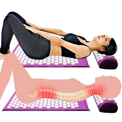 Lotus Acupressure Mat and Cushion Set for Relaxation