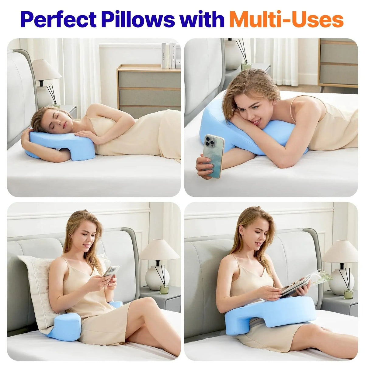 Haven Cradling Arm Pillow for Side Sleeping Comfort