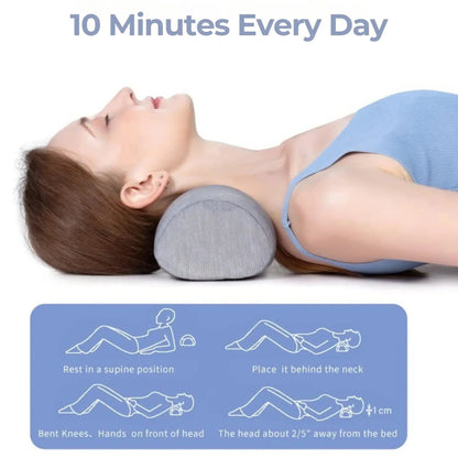 Bolster Firm Neck Roll Pillow for Sleep and Lumbar Use