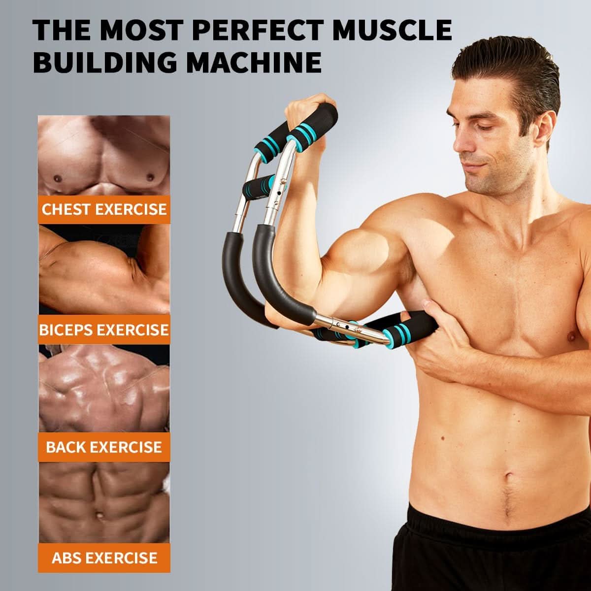 Torsion Adjustable Training Bar for Arms and Chest