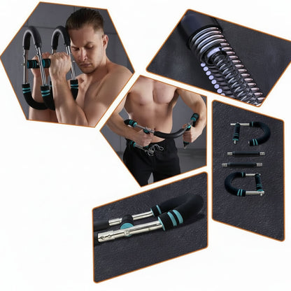 Torsion Adjustable Training Bar for Arms and Chest