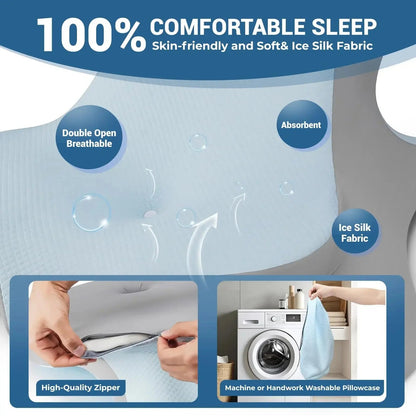 Meridian Adjustable Memory Foam Cervical Pillow for Sleep