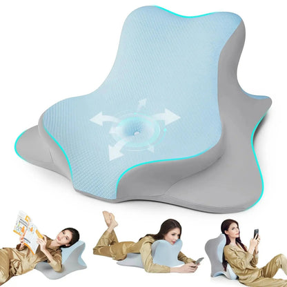 Meridian Adjustable Memory Foam Cervical Pillow for Sleep