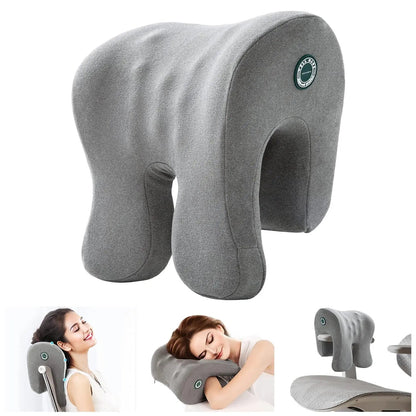 Aurora Ergonomic Memory Foam Headrest Pillow for Rest