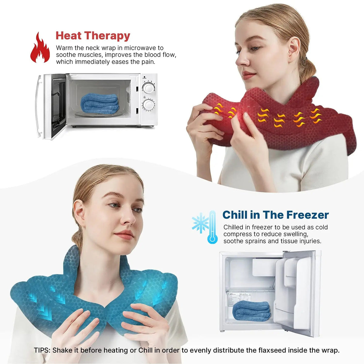 Ember Microwavable Neck Heating Pad for Desk Days