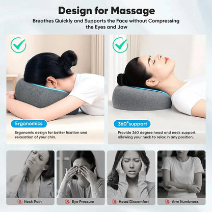 Prone Breathable Face Down Pillow for Lying Face First