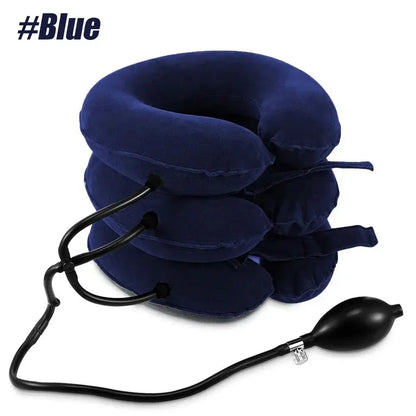 Zephyr Inflatable Neck Traction Device for Desk Relief