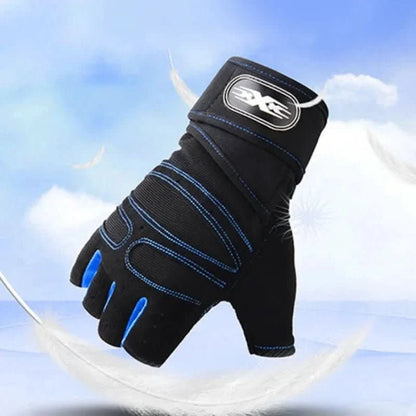 Gauntlet Padded Training Gloves for Lifting with Wrist Wrap