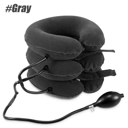 Zephyr Inflatable Neck Traction Device for Desk Relief