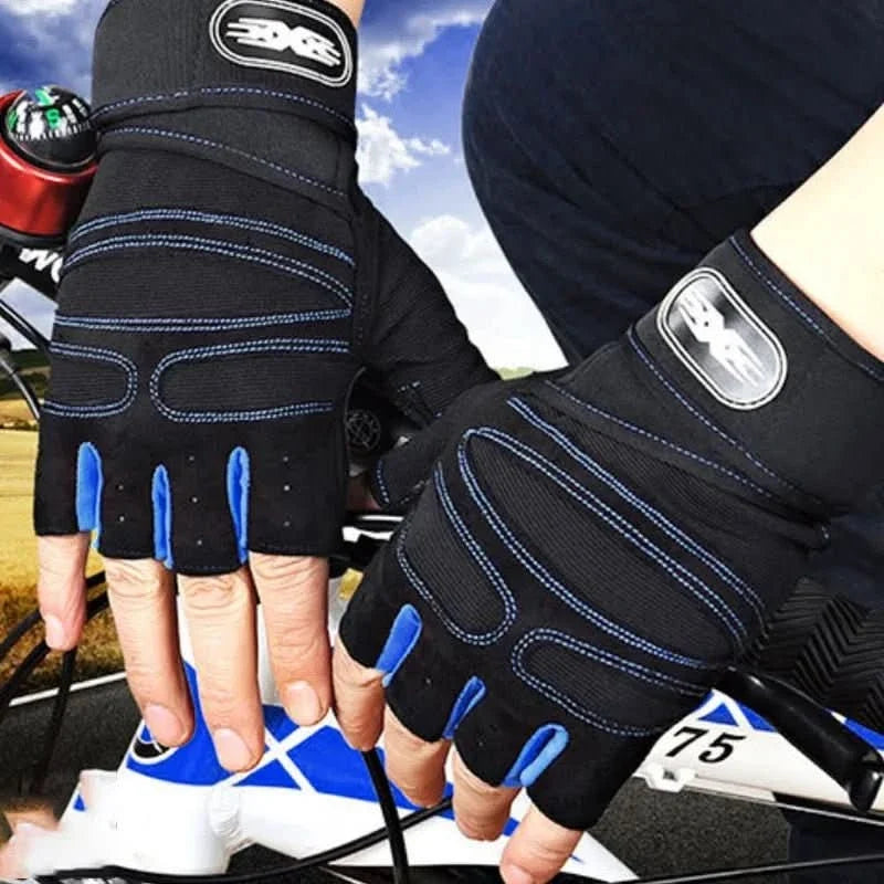 Gauntlet Padded Training Gloves for Lifting with Wrist Wrap