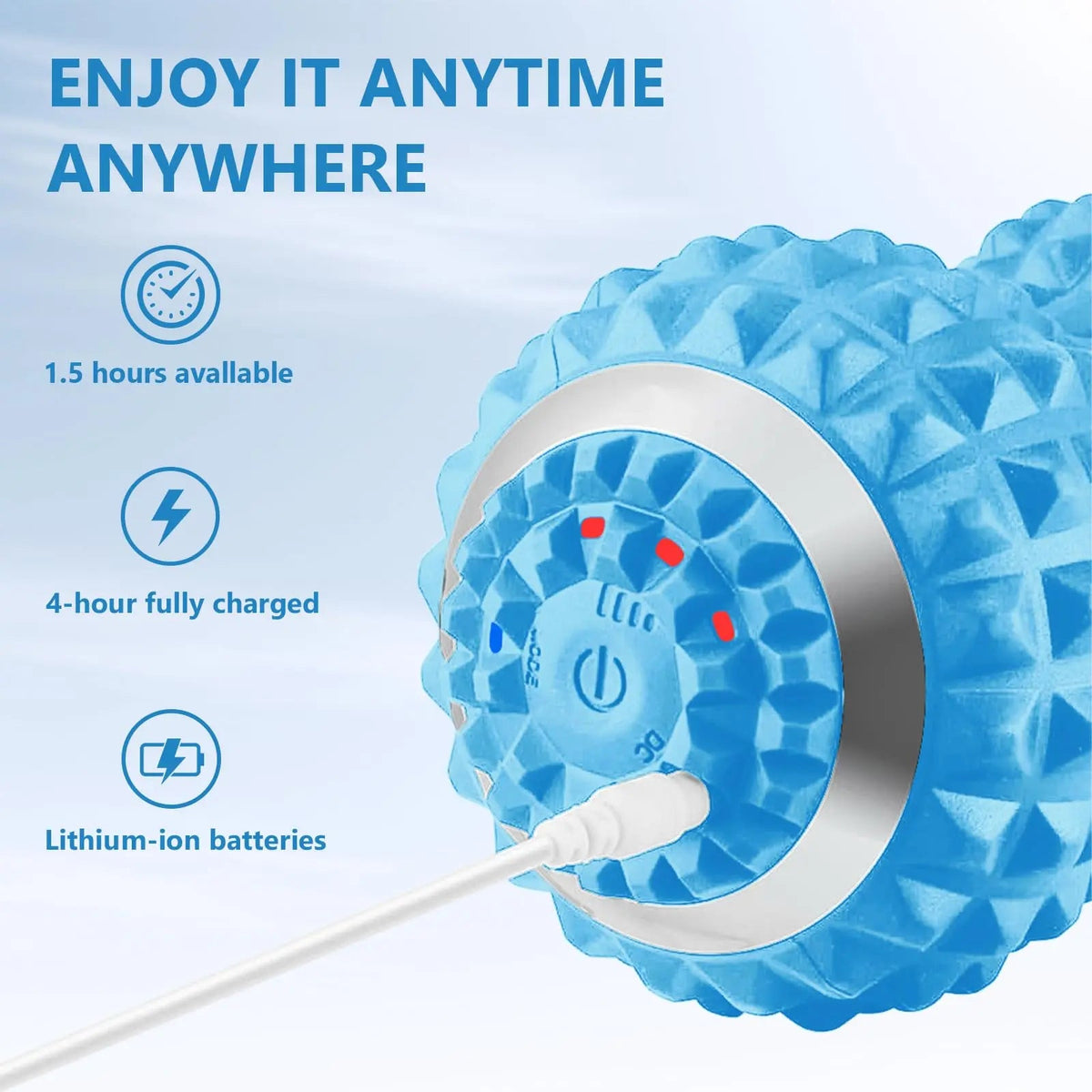 Kinetic Electric Massage Roller for Legs and Back