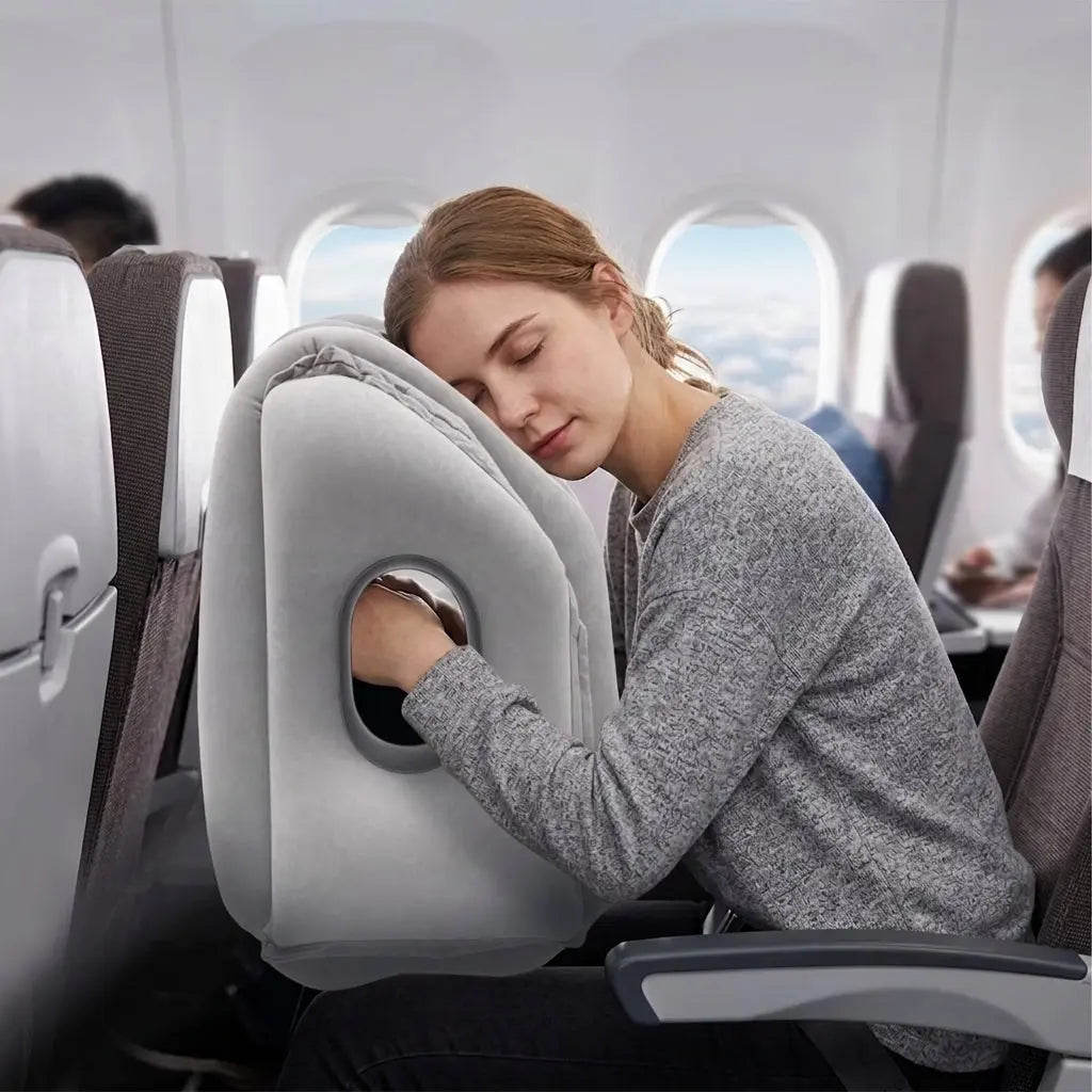 Drift Inflatable Travel Headrest Pillow for Flights & Long Journeys