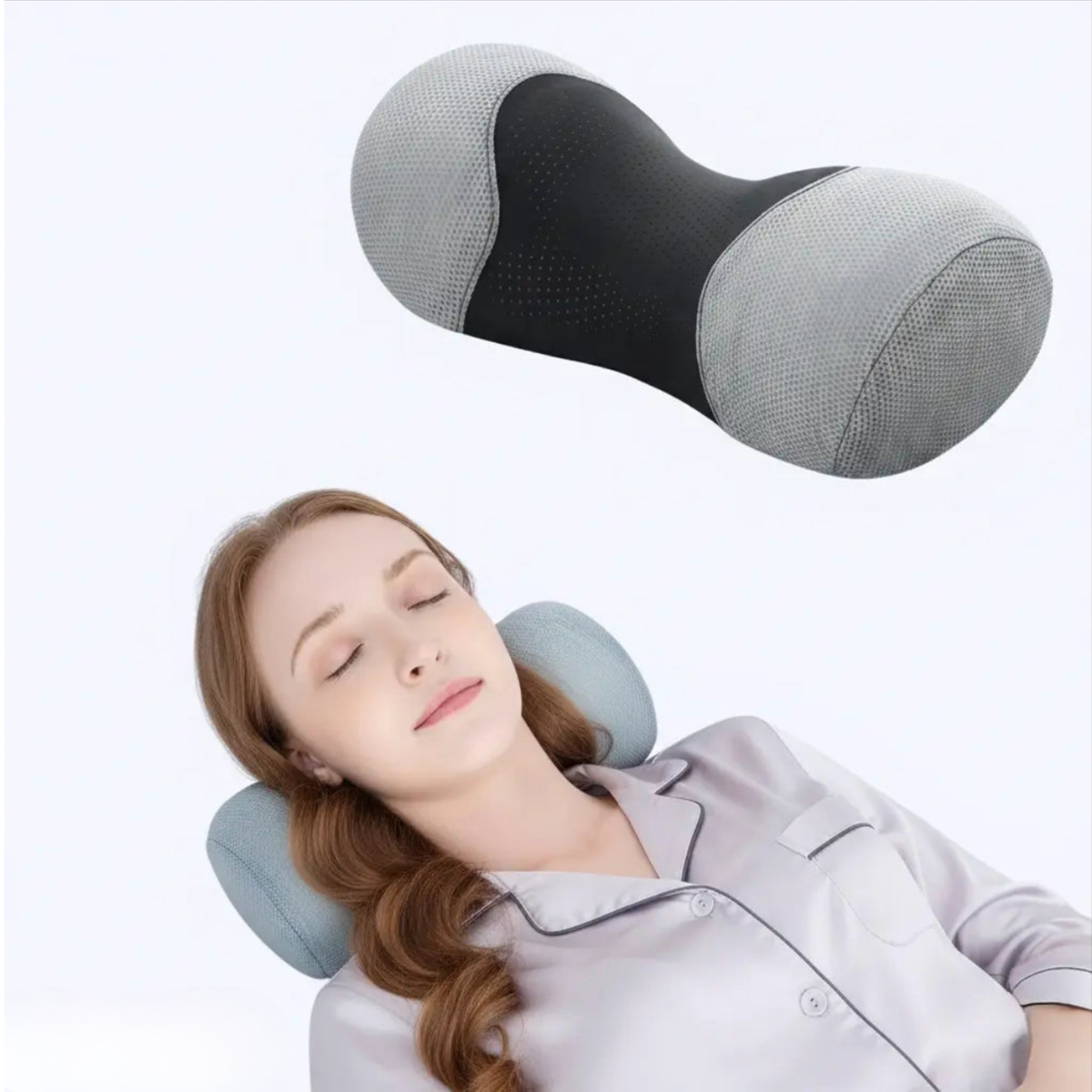 Bolster Firm Neck Roll Pillow for Sleep and Lumbar Use